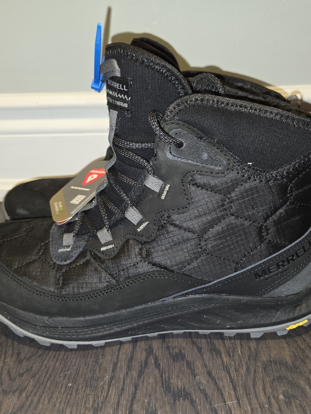 Merrell Antora 3 Thermo Mid Waterproof Winter Boots Black Womens 9 J067772